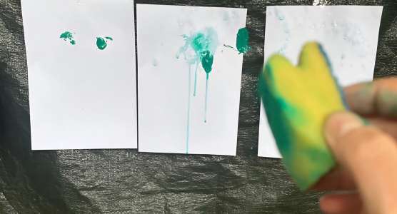 Ferienprogramm im KunstWerkRaum - Leinwandbau & Action Painting frei nach Jackson Pollock 