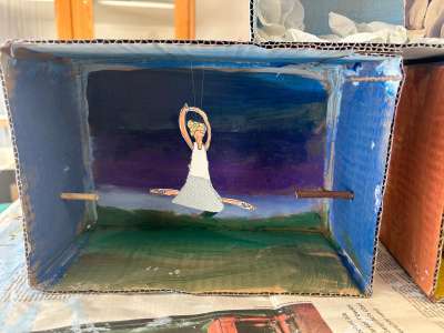 Ferienprogramm im KunstWerkRaum - Diorama | Leben in der Schuhbox