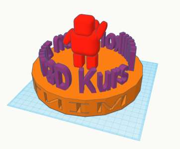 Einstieg ins 3D-Konstruieren und den 3D-Druck ab 12 Jahren - Kurs-Nr. 3D-02/2026 - 2 Kurstage Einstieg ins 3D-Konstruieren und den 3D-Druck ab 12 Jahren - Kurs-Nr. 3D-02/2026 - 2 Kurstage