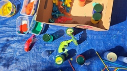 Action Painting im Kunstwerk