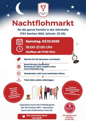 Großer Nachtflohmarkt in der Halle