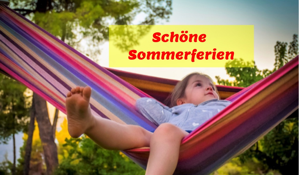 Wir wünschen allen Kindern schöne Sommerferien!
