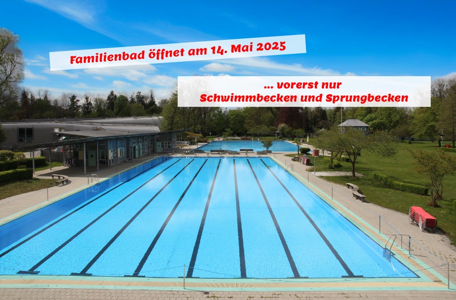 Familienbad öffnet – vorerst mit zwei Becken