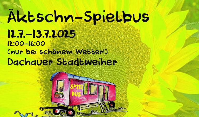 Spieleaktion am Dachauer Stadtweiher Spieleaktion am Dachauer Stadtweiher