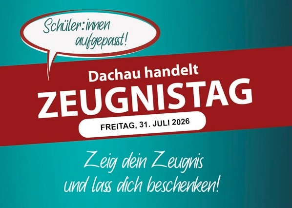 Zeugnis zeigen und Geschenke einsammeln!