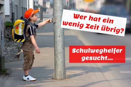 Wieder Schulweghelfer gesucht Wieder Schulweghelfer gesucht