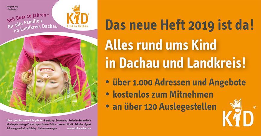 Neue KiD Broschüre 2019 ist da! Jetzt wird verteilt! Neue KiD Broschüre 2019 ist da! Jetzt wird verteilt!