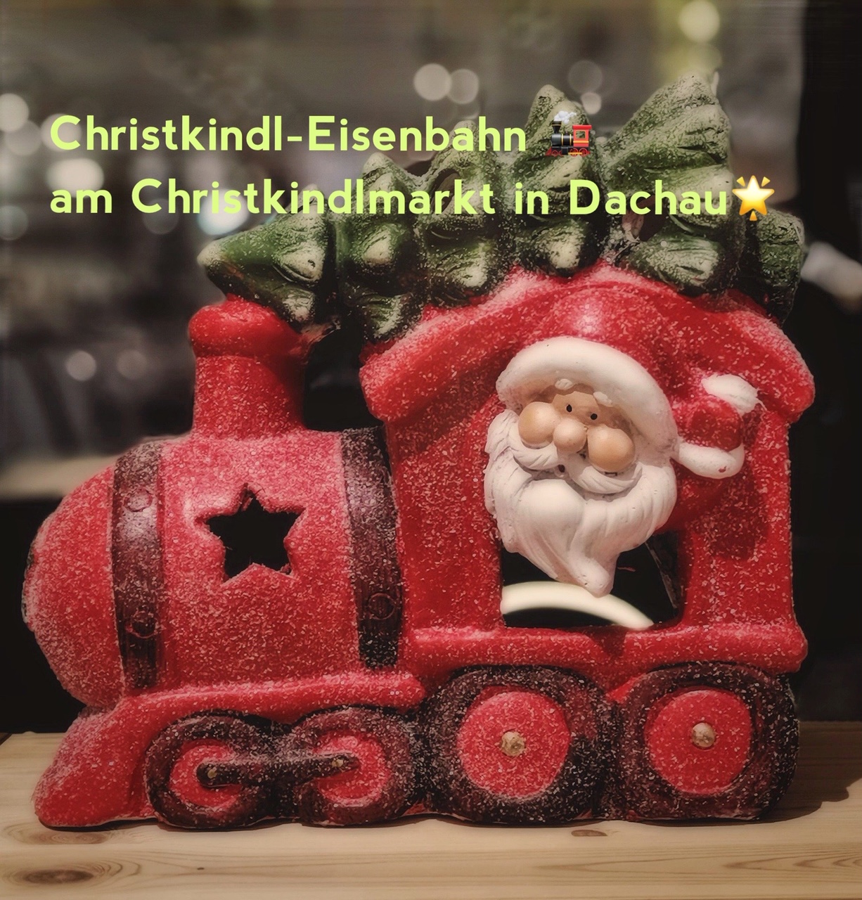 Eisenbahn am Christkindlmarkt Eisenbahn am Christkindlmarkt