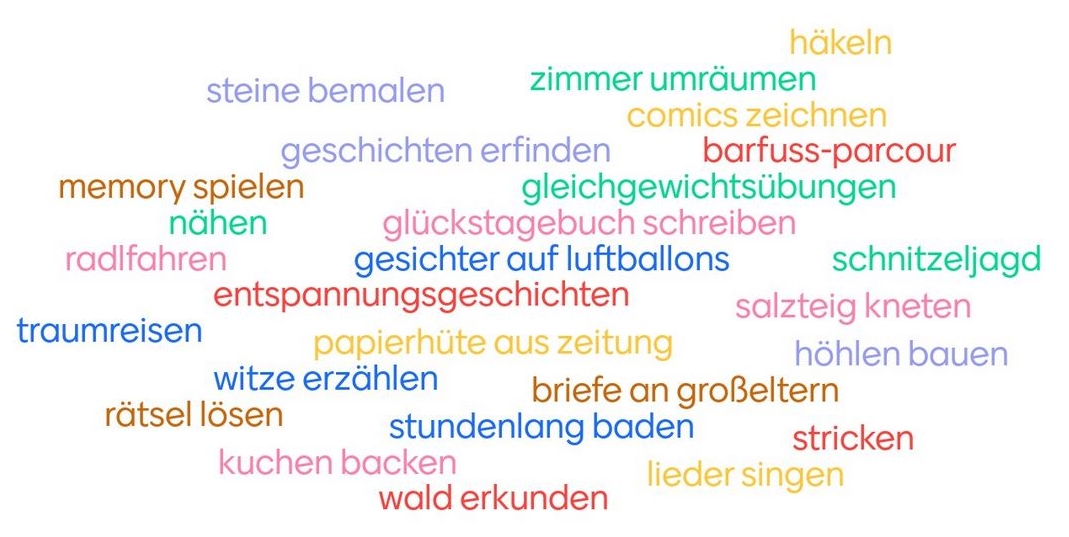 Ideensammlung mit Beschäftigungstipps... Ideensammlung mit Beschäftigungstipps...