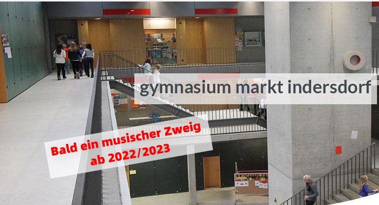 Bald ein musischer Zweig am Gymnasium in Indersdorf Bald ein musischer Zweig am Gymnasium in Indersdorf