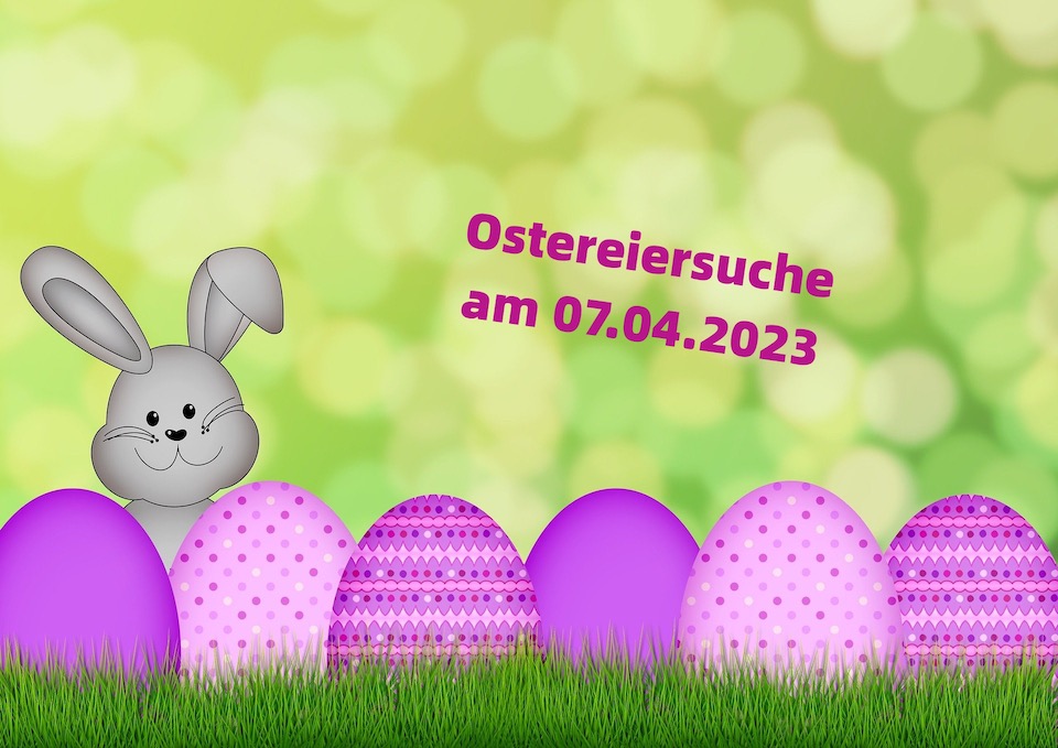 Ostereiersuchen für Kinder