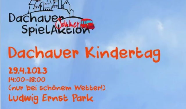 Kindertag am 29.04.2023 ab 14 Uhr