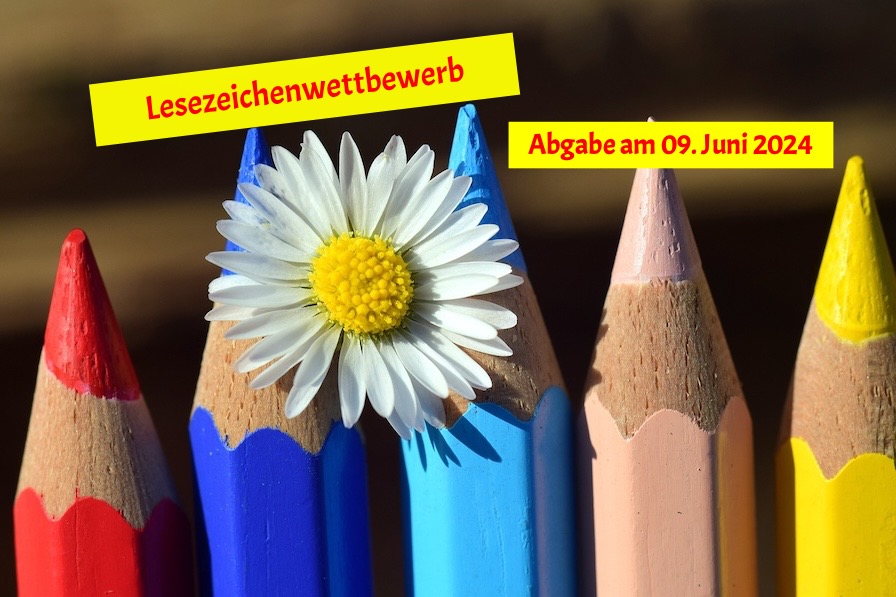 Lesezeichenwettbewerb: Abgabe am 09. Juni