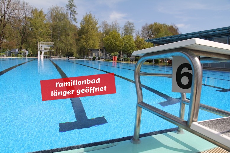 Familienbad hat ab 1. Juli länger geöffnet