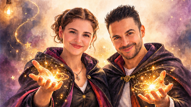 Glitzer-Zauberlesung mit Marco & Barbara